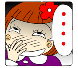 Castor bean-chan 16 face 40 sticker #8491402