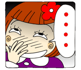 Castor bean-chan 16 face 40 sticker #8491402