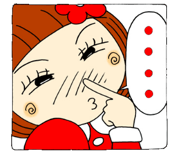 Castor bean-chan 16 face 40 sticker #8491403