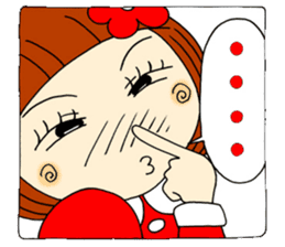 Castor bean-chan 16 face 40 sticker #8491403