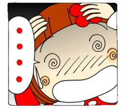 Castor bean-chan 16 face 40 sticker #8491404