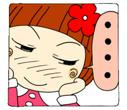 Castor bean-chan 16 face 40 sticker #8491405
