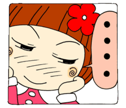 Castor bean-chan 16 face 40 sticker #8491405