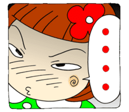 Castor bean-chan 16 face 40 sticker #8491406