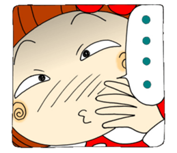 Castor bean-chan 16 face 40 sticker #8491407