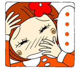 Castor bean-chan 16 face 40 sticker #8491408