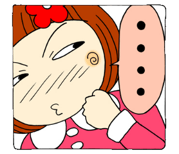 Castor bean-chan 16 face 40 sticker #8491409