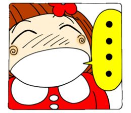 Castor bean-chan 16 face 40 sticker #8491410