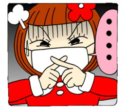 Castor bean-chan 16 face 40 sticker #8491411