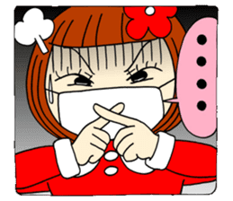 Castor bean-chan 16 face 40 sticker #8491411