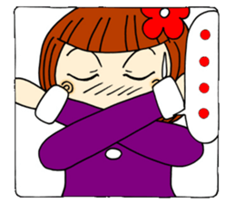 Castor bean-chan 16 face 40 sticker #8491412