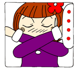 Castor bean-chan 16 face 40 sticker #8491412