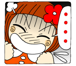 Castor bean-chan 16 face 40 sticker #8491413