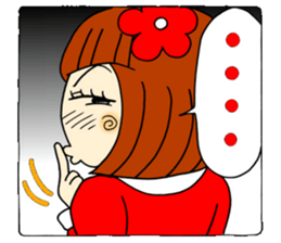 Castor bean-chan 16 face 40 sticker #8491414
