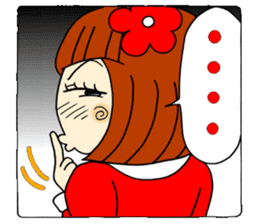 Castor bean-chan 16 face 40 sticker #8491414