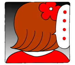 Castor bean-chan 16 face 40 sticker #8491415