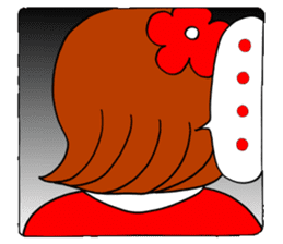 Castor bean-chan 16 face 40 sticker #8491415