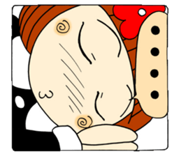 Castor bean-chan 16 face 40 sticker #8491417