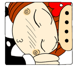 Castor bean-chan 16 face 40 sticker #8491417