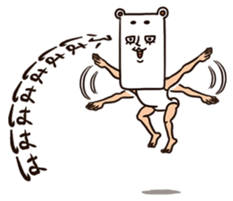 As bear, as a person 2 sticker #8491441