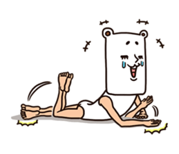 As bear, as a person 2 sticker #8491449