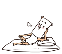 As bear, as a person 2 sticker #8491451