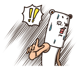 As bear, as a person 2 sticker #8491455