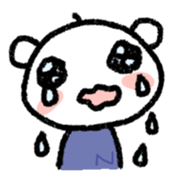 The polar bear of the winter version sticker #8491462