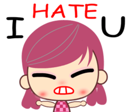 The English girl sticker #8492067