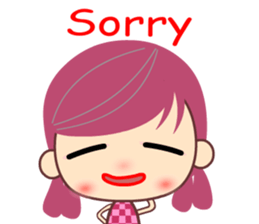 The English girl sticker #8492082