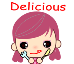 The English girl sticker #8492086