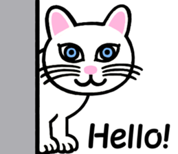 I am a cat.Thank you.3!(English) sticker #8492538