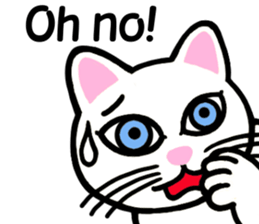 I am a cat.Thank you.3!(English) sticker #8492541