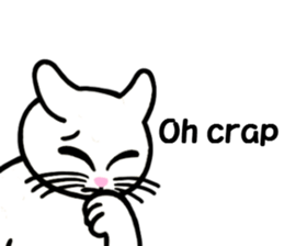 I am a cat.Thank you.3!(English) sticker #8492542