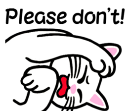 I am a cat.Thank you.3!(English) sticker #8492544