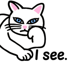 I am a cat.Thank you.3!(English) sticker #8492545