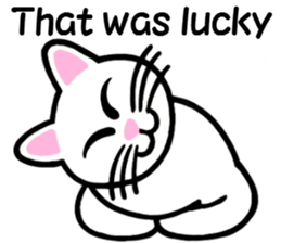 I am a cat.Thank you.3!(English) sticker #8492551