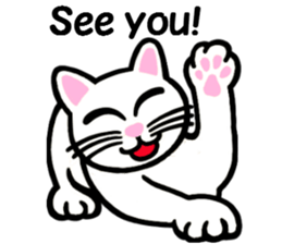 I am a cat.Thank you.3!(English) sticker #8492552