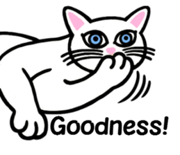 I am a cat.Thank you.3!(English) sticker #8492554