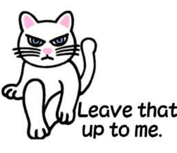 I am a cat.Thank you.3!(English) sticker #8492557