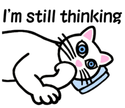 I am a cat.Thank you.3!(English) sticker #8492562