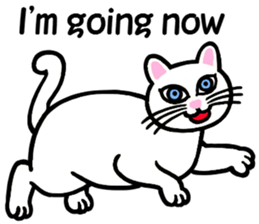 I am a cat.Thank you.3!(English) sticker #8492565