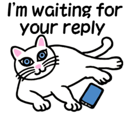 I am a cat.Thank you.3!(English) sticker #8492568