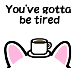 I am a cat.Thank you.3!(English) sticker #8492574