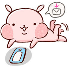 Giddy laugh rabbit * sticker #8492627