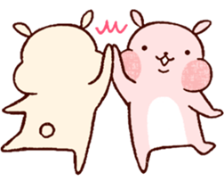 Giddy laugh rabbit * sticker #8492636