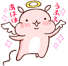 Giddy laugh rabbit * sticker #8492639