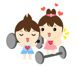 Lovers of daily life sticker #8492825