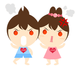 Lovers of daily life sticker #8492838