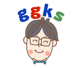 negative boy 2 sticker #8492878